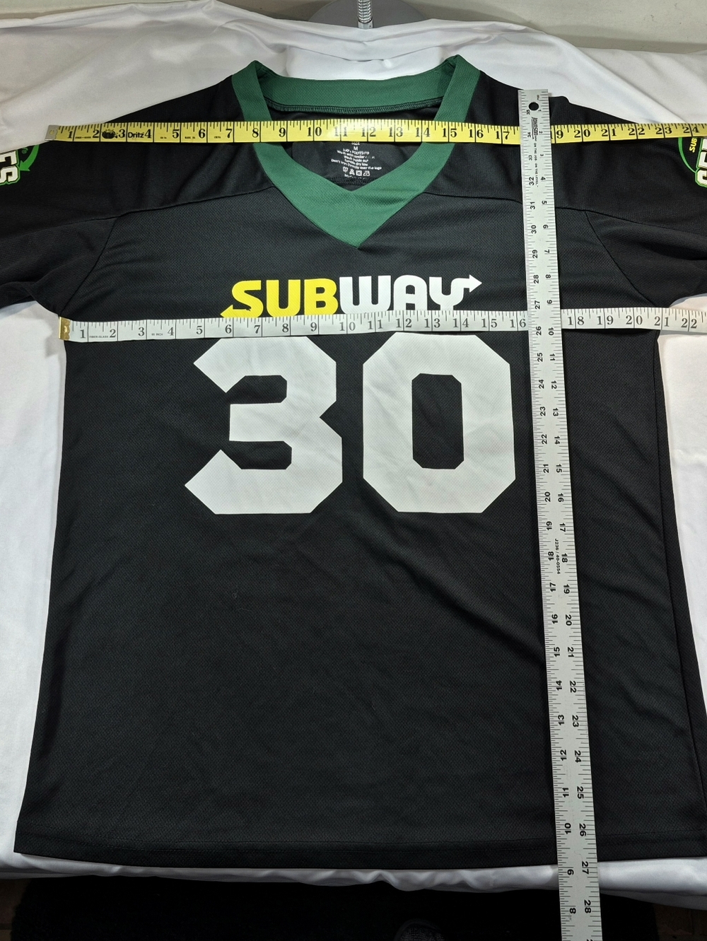 NWOTSubway Series #30 "The Beast" Double-Sided Employee Jersey Junior Medium - Picture 6 of 7